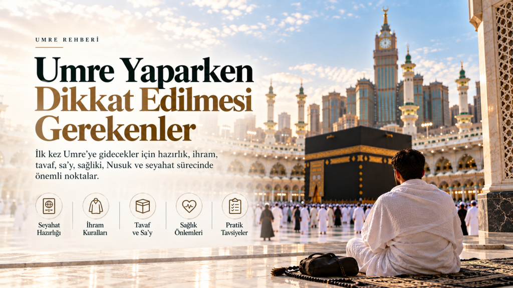 Umre Yaparken Dikkat Edilmesi Gerekenler